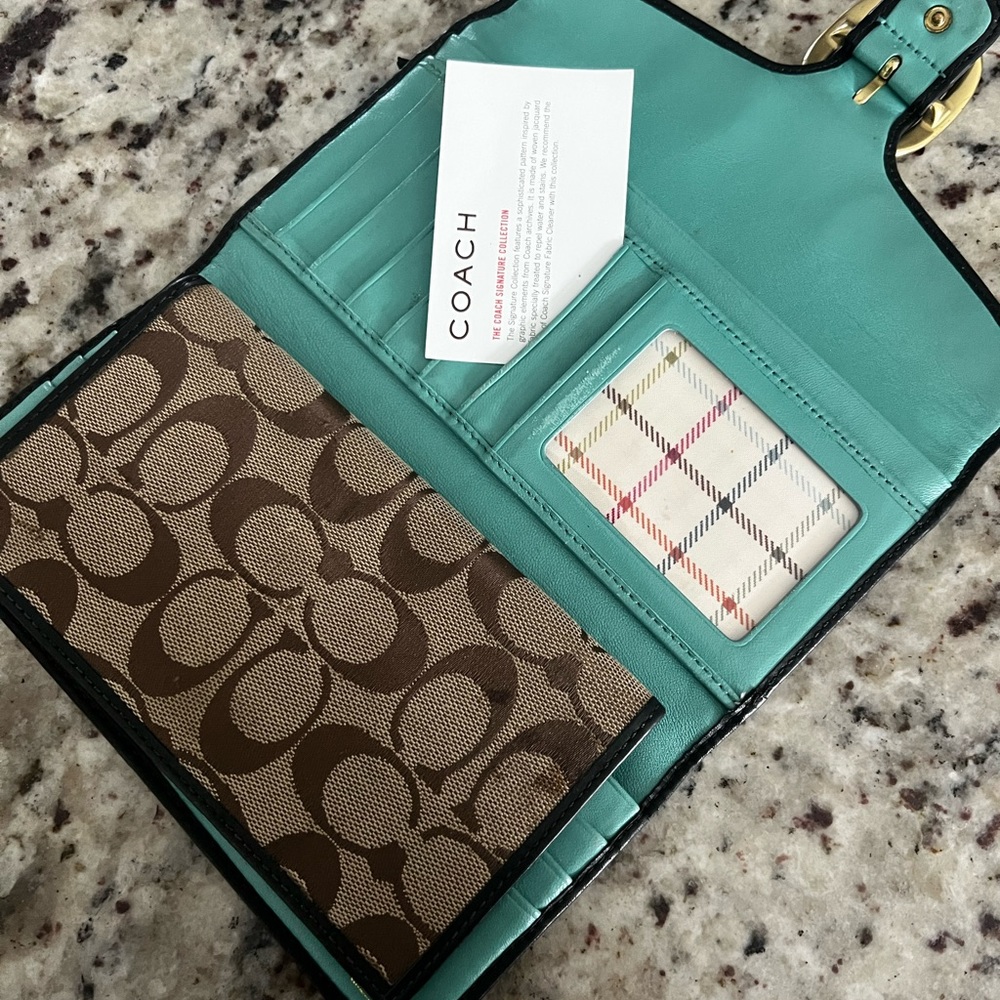 Coach signature collection wallet